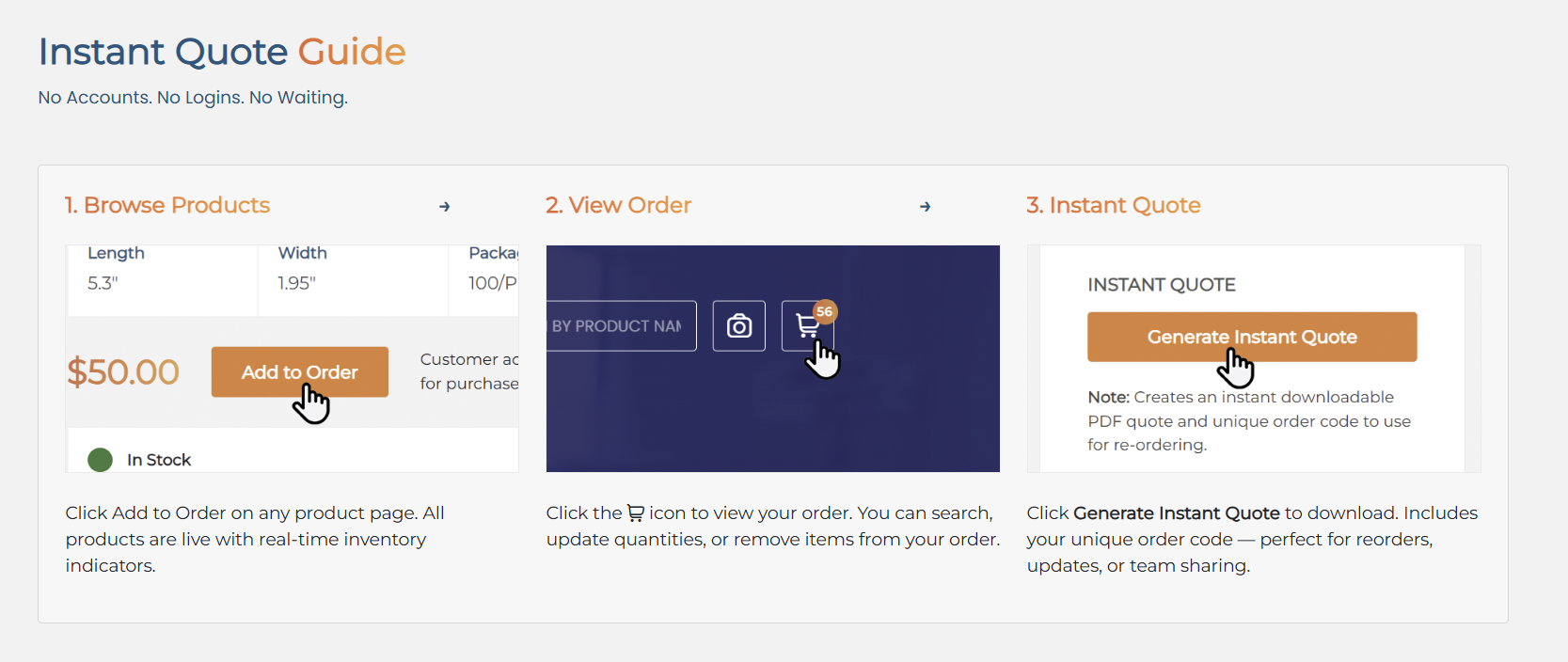 Instant Quotes: Faster, Clearer, Smarter Ordering