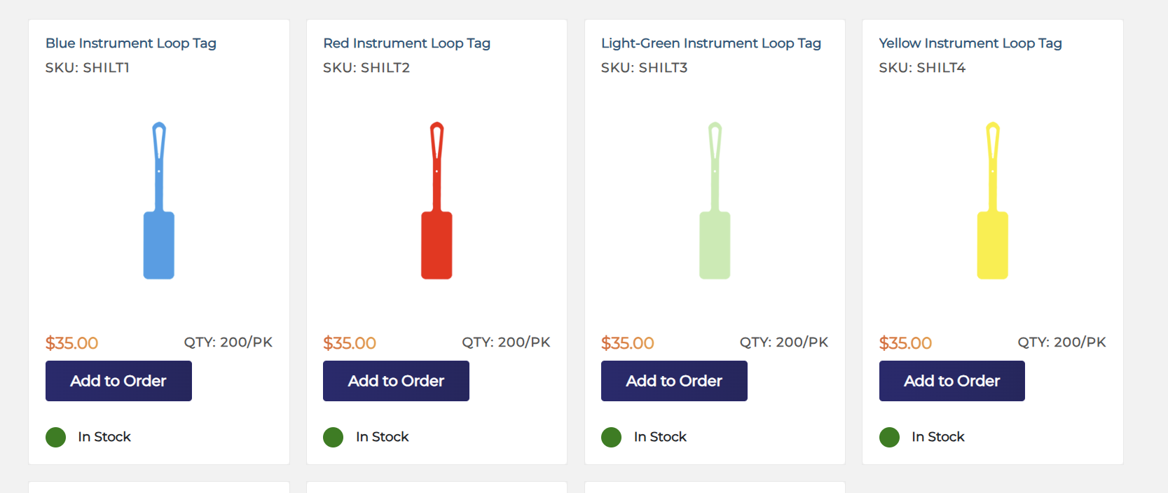 Instrument Loop Tags Designed for Individual Tool Clarity